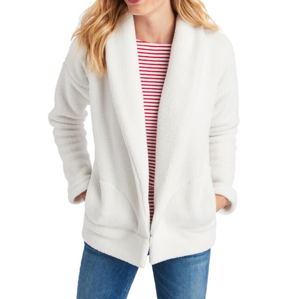 Vineyard Vines NWOT Open Sherpa Jacket (M)